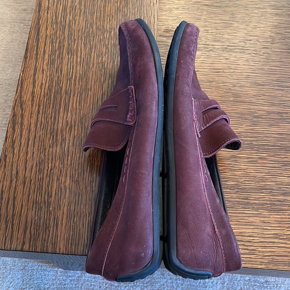 💕x2HP💕Donald J. Pliner Igor men’s burgundy suede loafers - Picture 11 of 12
